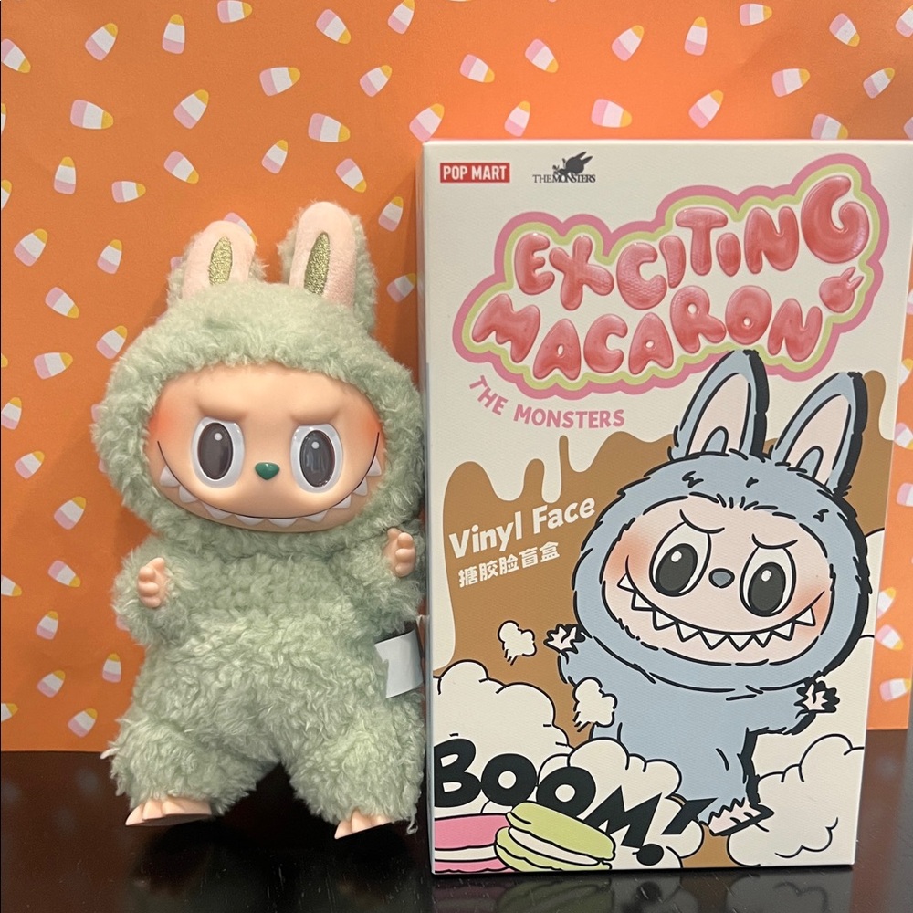 Pop Mart  Macaron Monster “Green Grape” NEW IN SEALED BOX